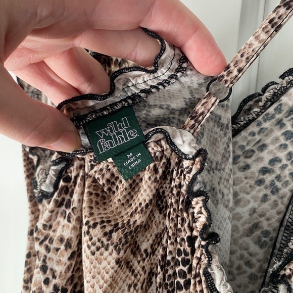 Snake Print Sleeveless Midi Dress - medium - Picture 6 of 8